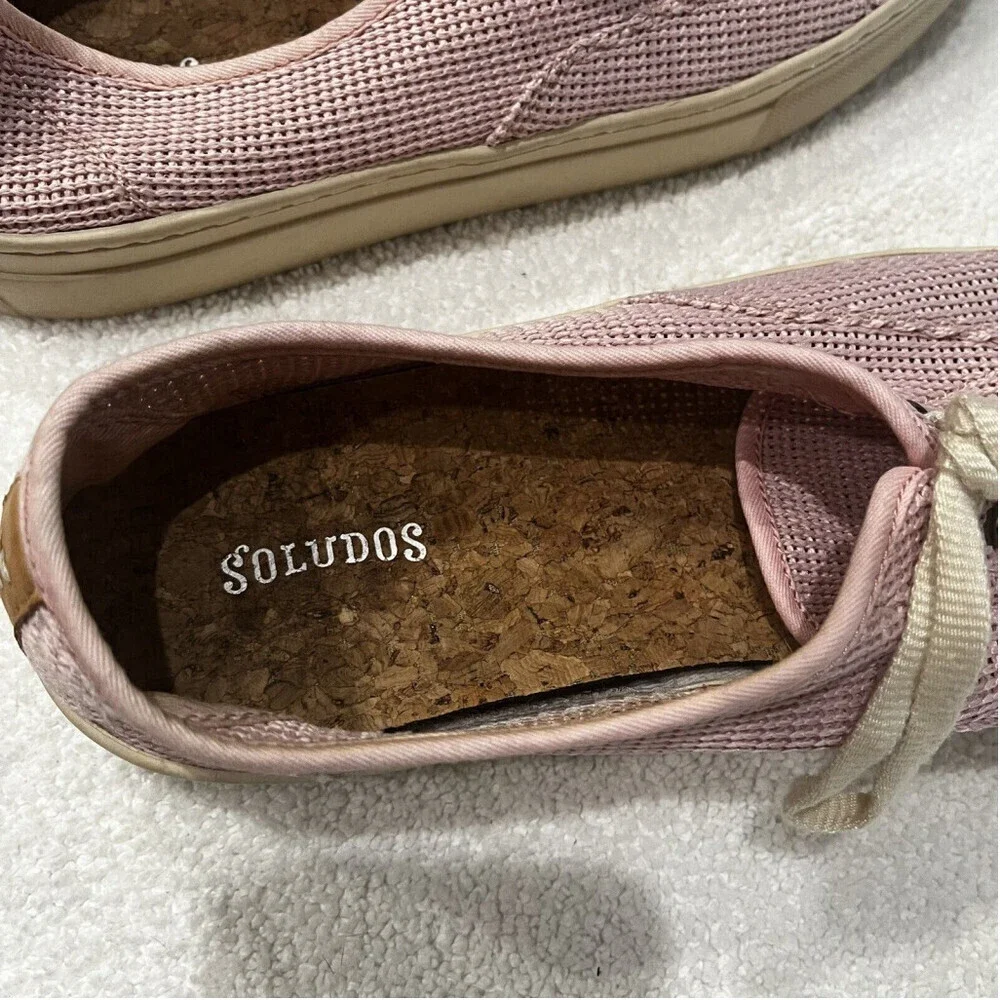 Soludos Women's Pink Mesh Barbiecore Casual Fashion Sneaker  Y2K 11‎ Classic